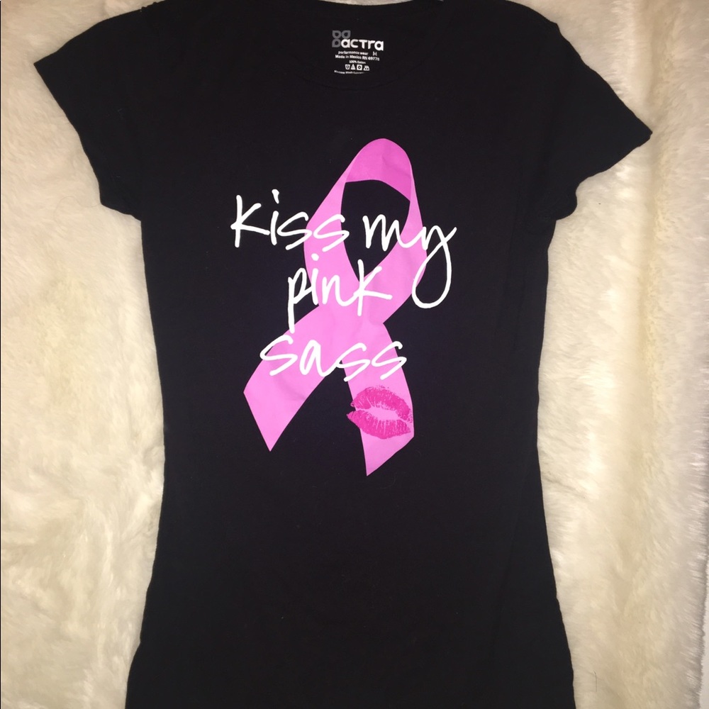 Kiss my pink sass,breast cancer awareness t-shirt
