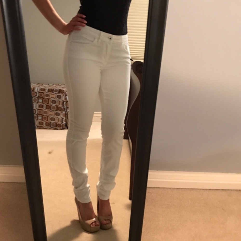 Guess white jeans , Britney skinny