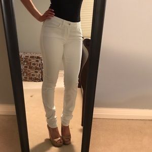 Guess white jeans , Britney skinny