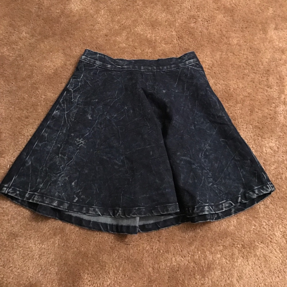 Denim Skater Skirt