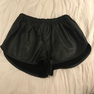 Leather Shorts
