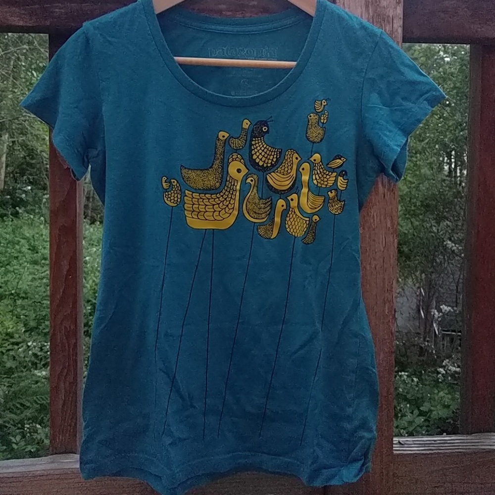 Patagonia birds tee s