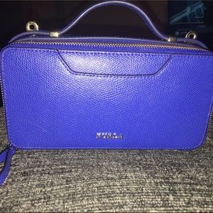 Furla blue crossbody