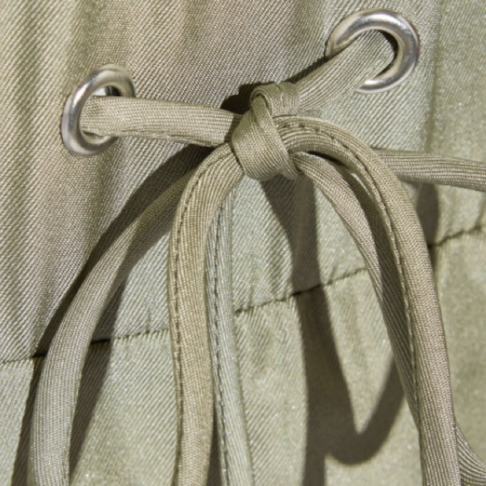 NWOT rag & bone silk twill elisa romper in vetvier - Picture 7 of 7