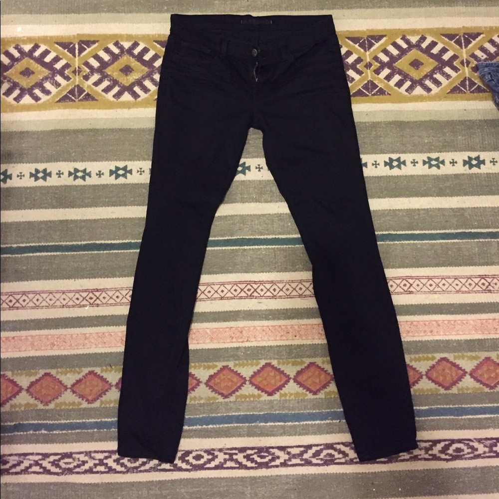 J Brand black skinny pant sz 27