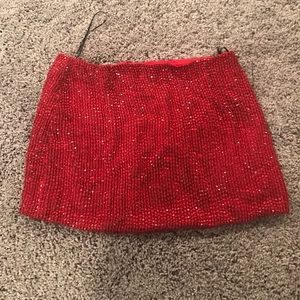 MLV red skirt