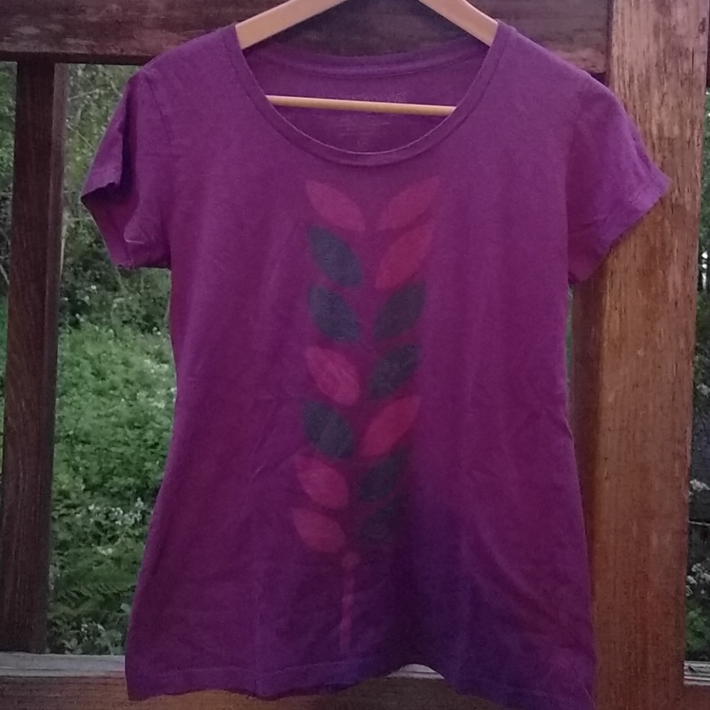 Purple Patagonia "wheat" tee