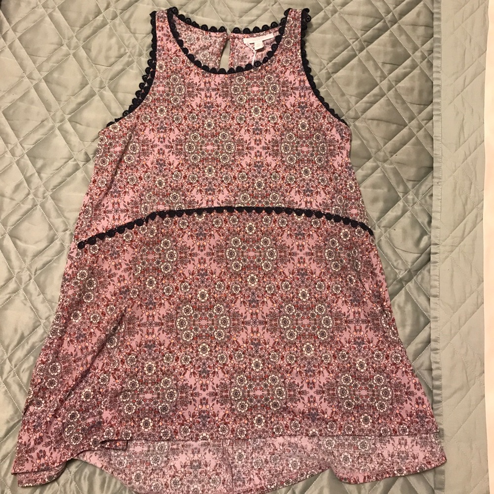 LC Lauren Conrad Tank Floral