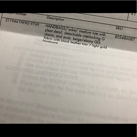 Gucci "Sukey" Medium Tote - Picture 7 of 8