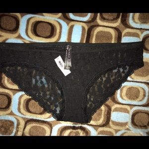 3 pairs of underwear, one is Victoria's Secret