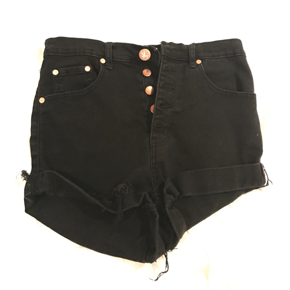 One Teaspoon high waisted jean shorts