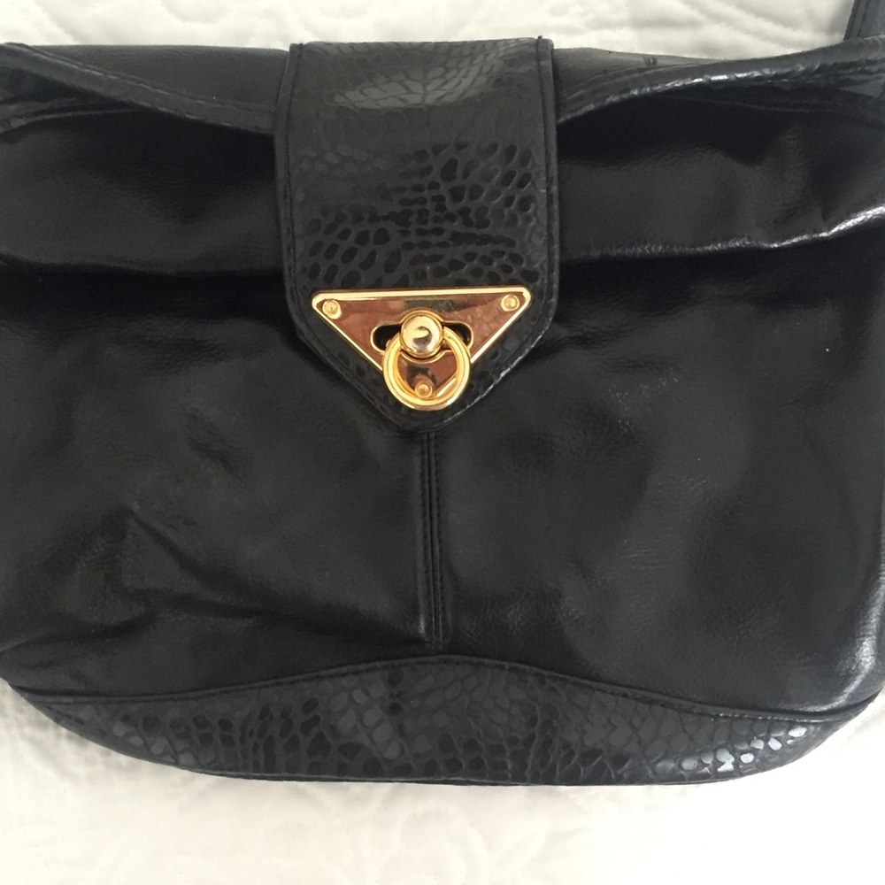 Vintage black flip purse