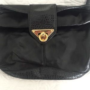 Vintage black flip purse