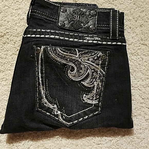 Miss Me Pants - Miss Me Black Jeans