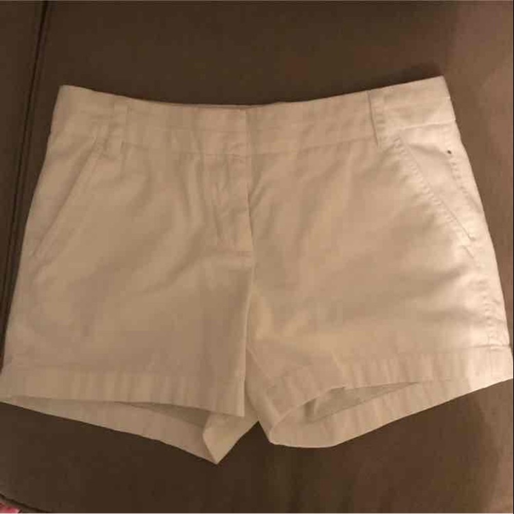 J. Crew Chino white shorts