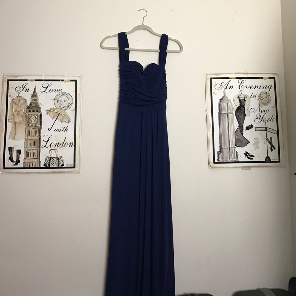 Navy Sweetheart Romantic Gown