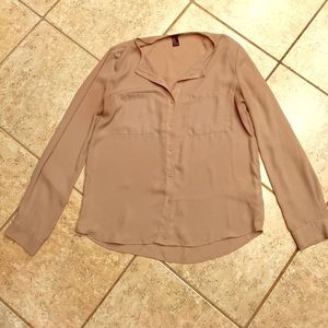 Women's Tan Blouse
