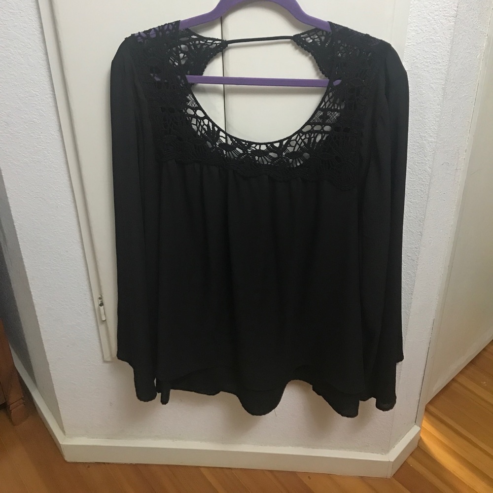 Torrid Long Sleeve Blouse