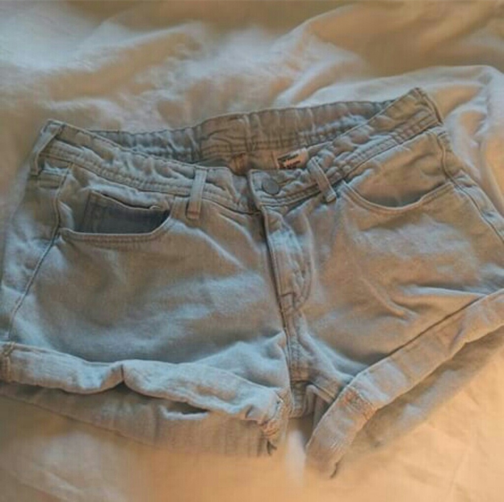 Short Light Blue Jean Shorts