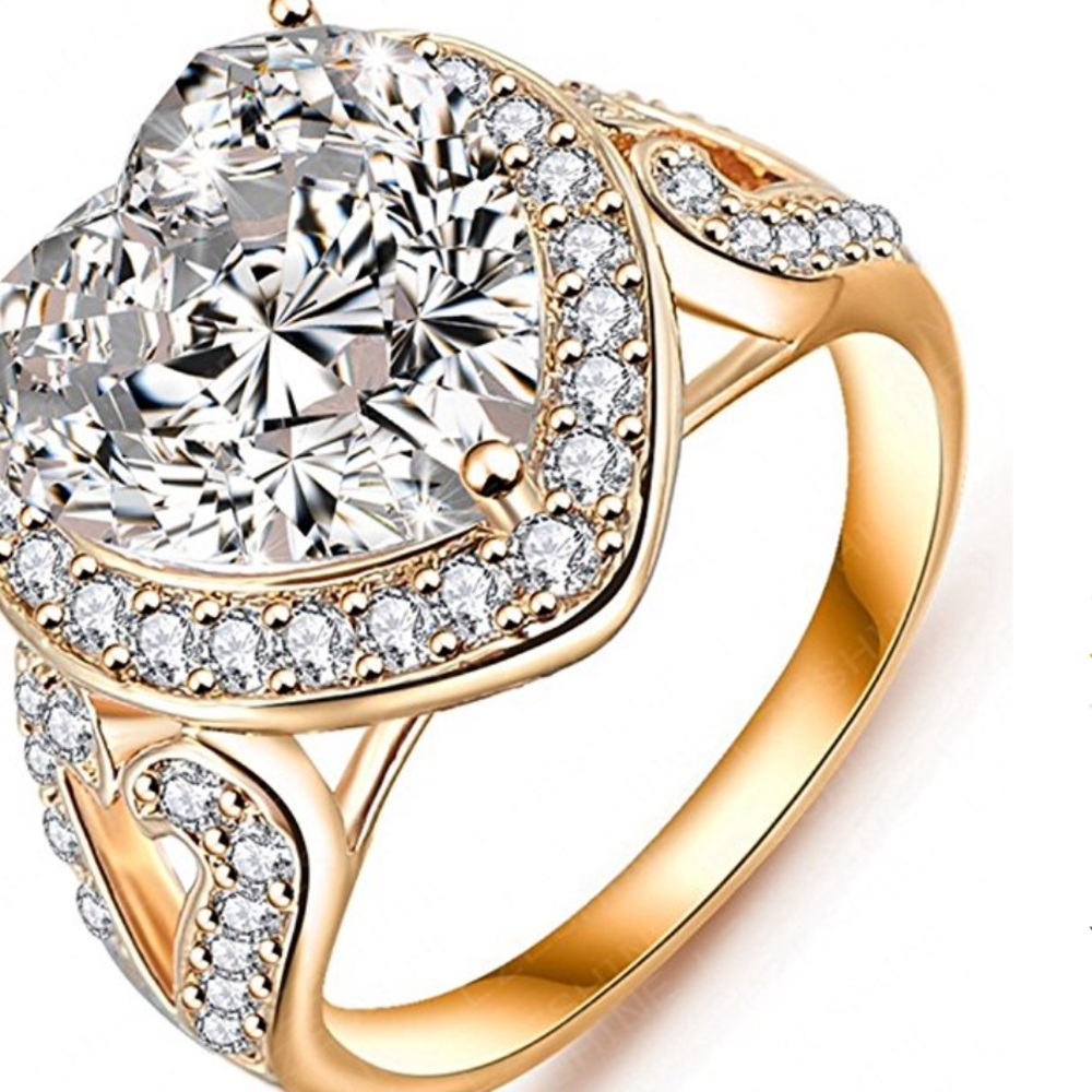 Diamond Heart Ring