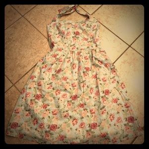Pin Up Style Floral Dress