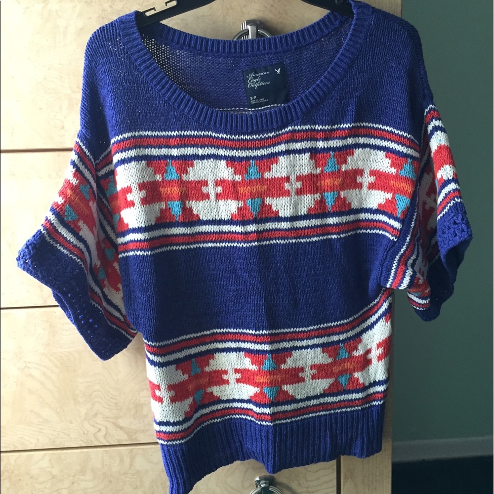 American Eagle Aztec print sweater