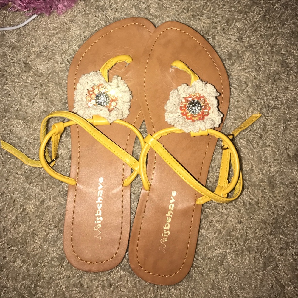 Flower Misbehave Sandals