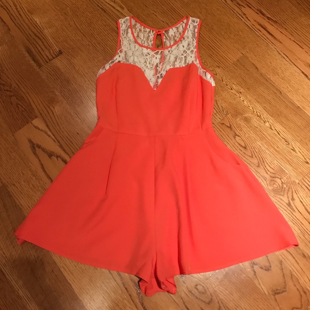 Coral romper
