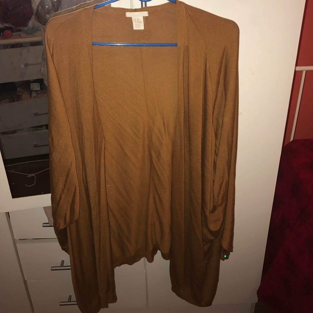 Brown cardigan