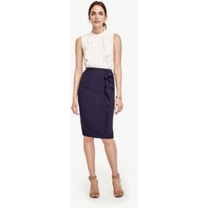 Ann Taylor Mockingbird ruffle skirt