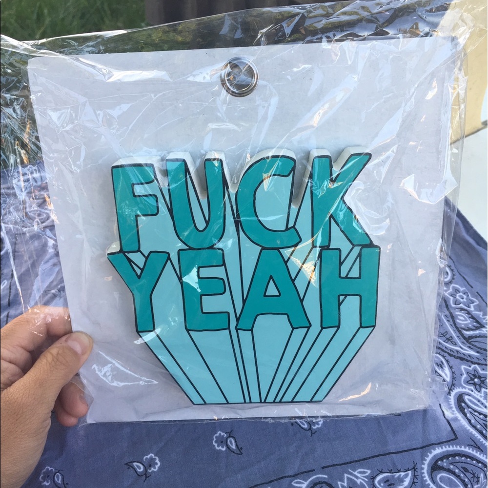 Wall profanity decor from Typo.