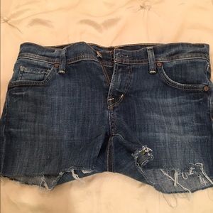 Citizens of Humanity W by Jereme Dahan Cut Offs