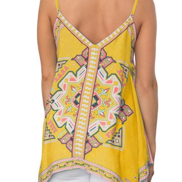 Boho Tribal Flowey Tank Top - 3 Styles Asst. Sizes - Picture 6 of 8
