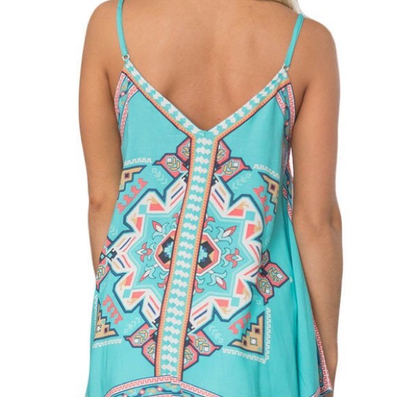 Boho Tribal Flowey Tank Top - 3 Styles Asst. Sizes - Picture 7 of 8