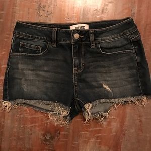 NWOT Pink Cut-off Denim Shorts