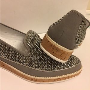 NEW! Donald J Pliner-Metallic Woven Loafers "Bray"