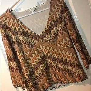 Banana Republic 3/4 Blouse