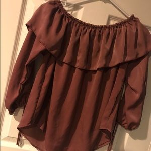 Off the shoulder blouse