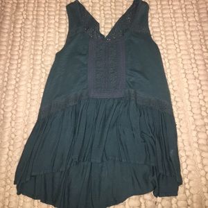 Anthropologie Size M Blue Tank