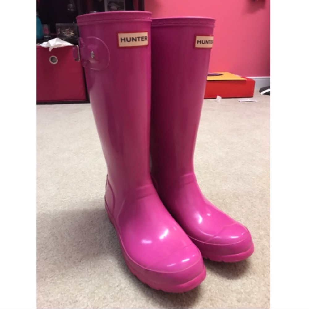 Kids Hunter Rainboots! Lipgloss Pink!