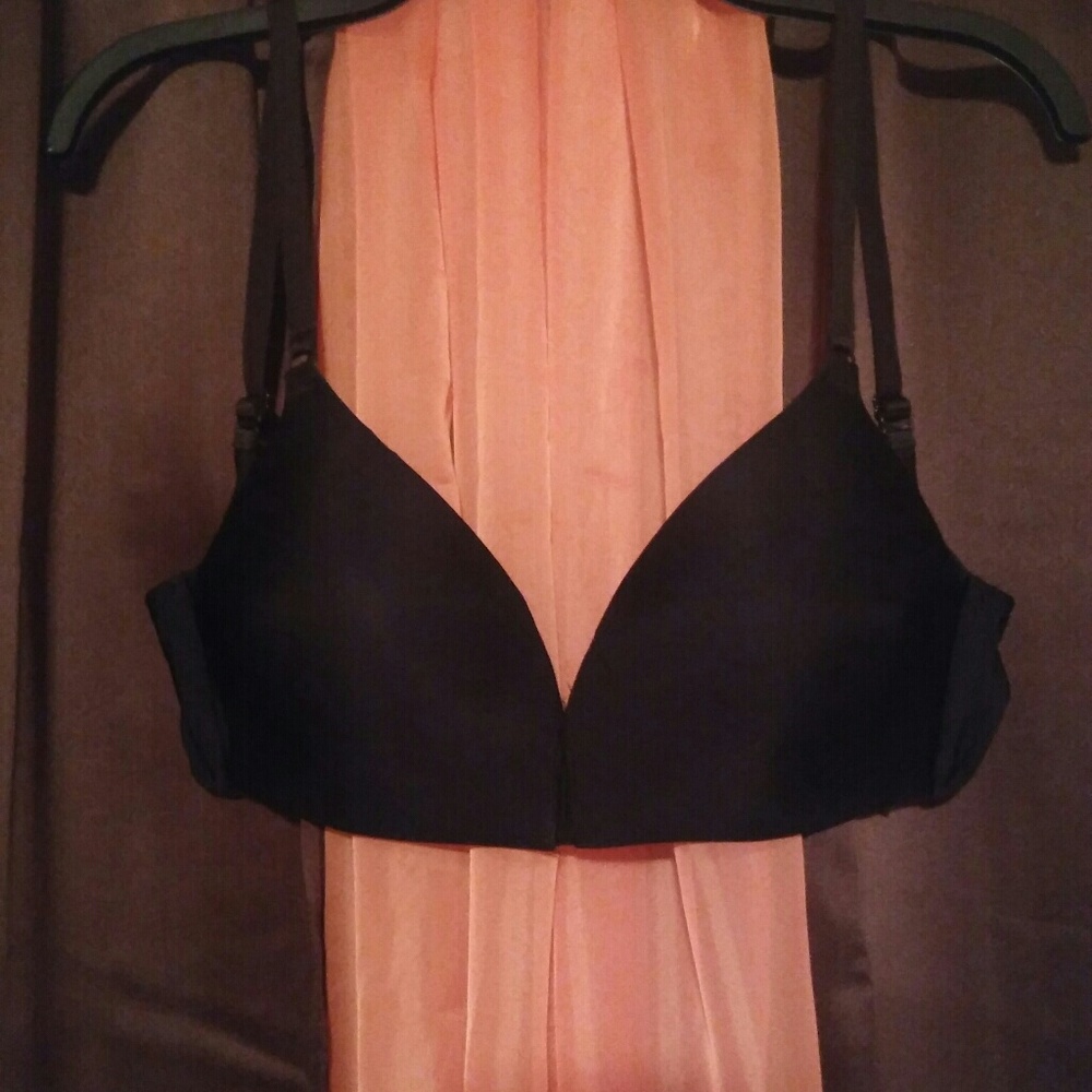 Victoria Secret black bra.