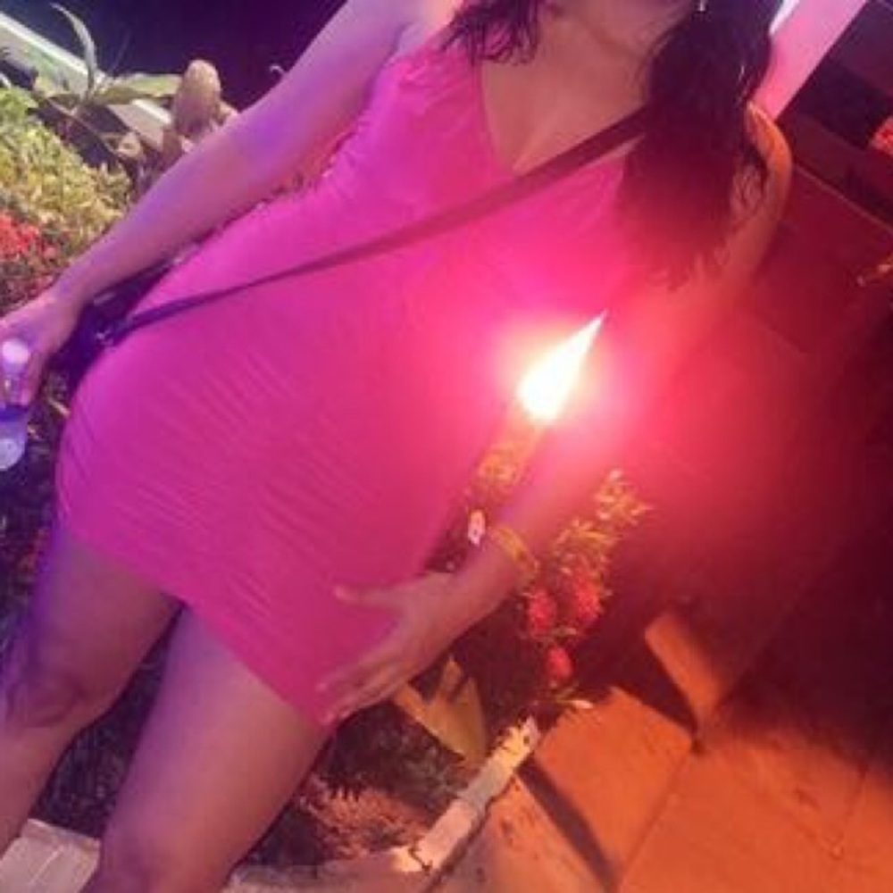 Pink sexy dress fits very nice size small