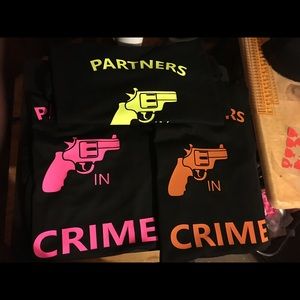 Custom crime partner shirts