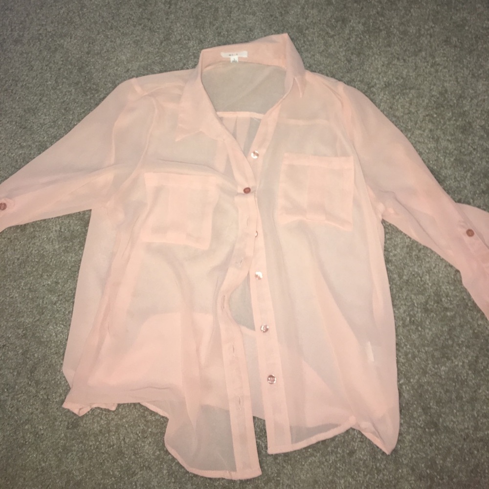 Sheer blouse!