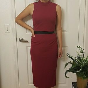 Bebe two piece top and skirt, dress