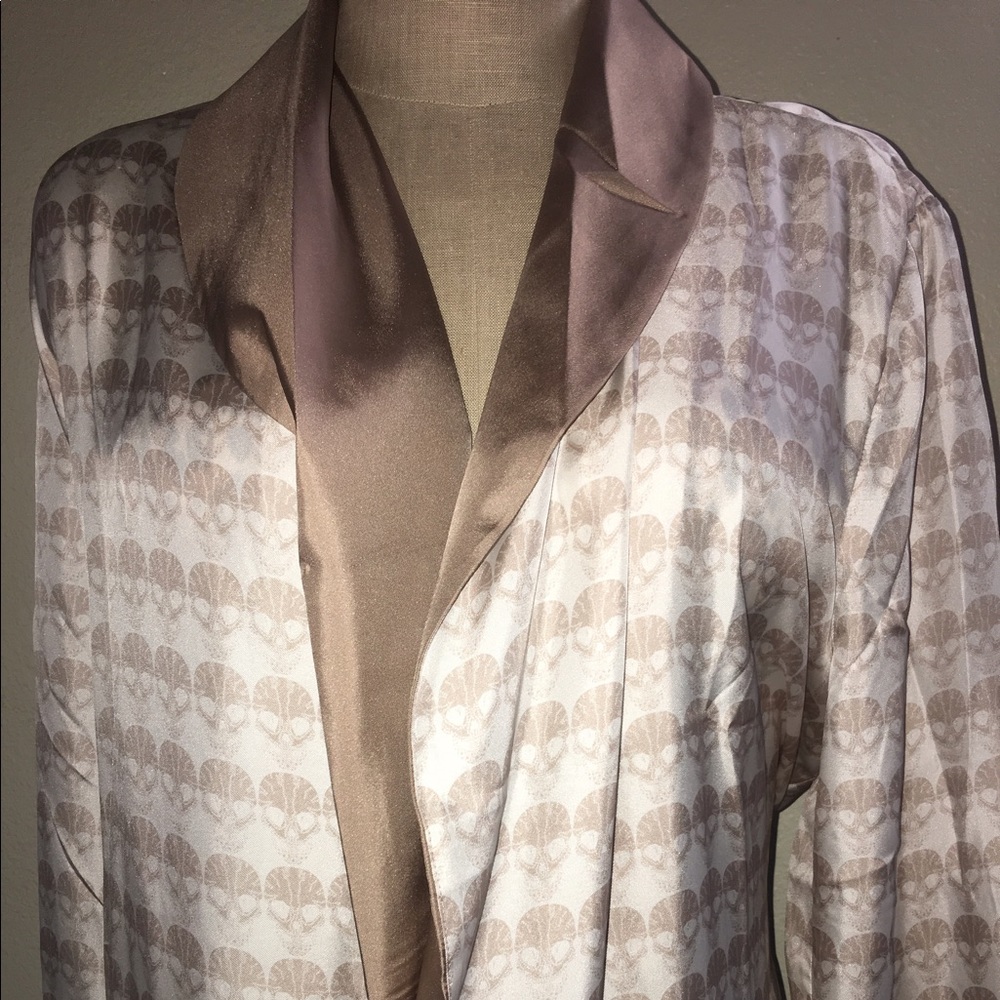 Thomas Wylde Chakra Silk Robe designer Retail $710 - Picture 7 of 8