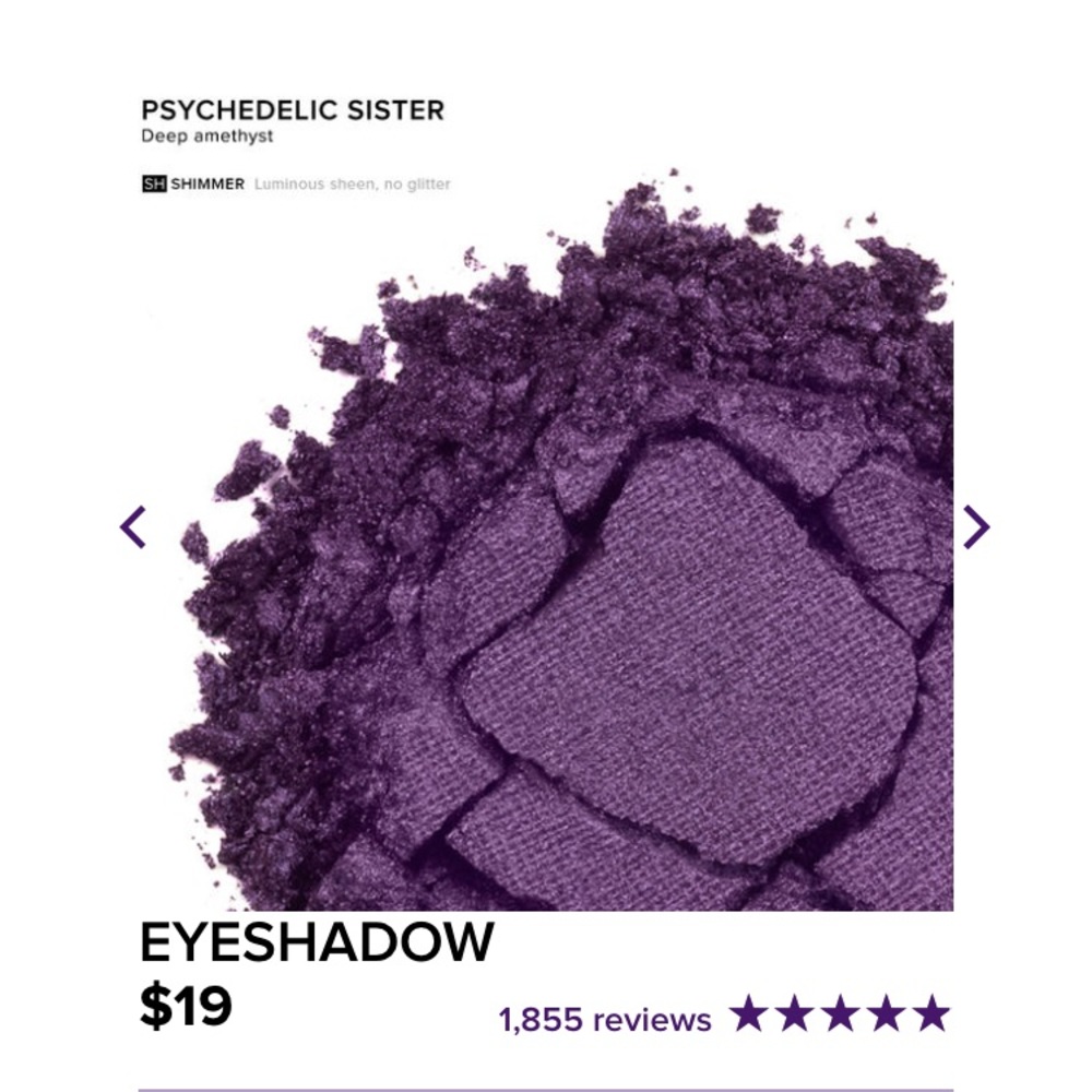 Urban Decay Eyeshadow in Psychedelic Sister