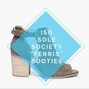 Sole society "Ferris" bootie