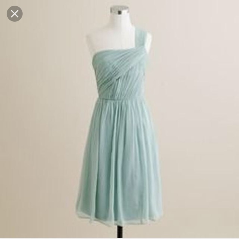 Dusty shale Jcrew bridesmaid dress-worn once