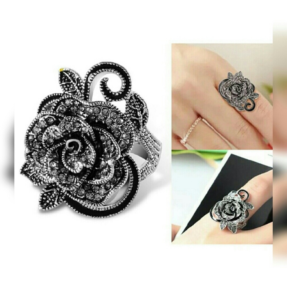 Retro Rose ring - Picture 2 of 4